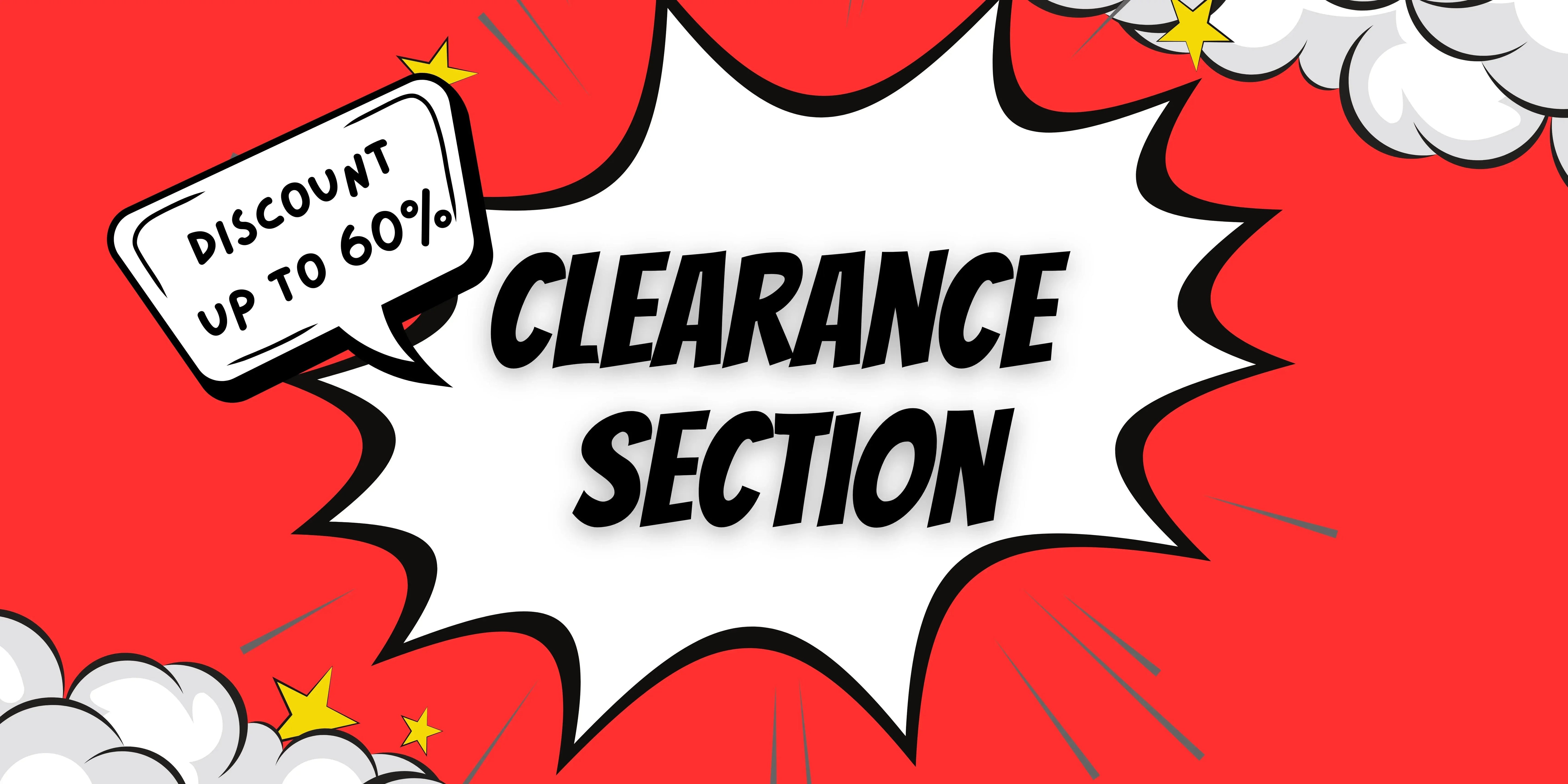 Clearance & Sales section