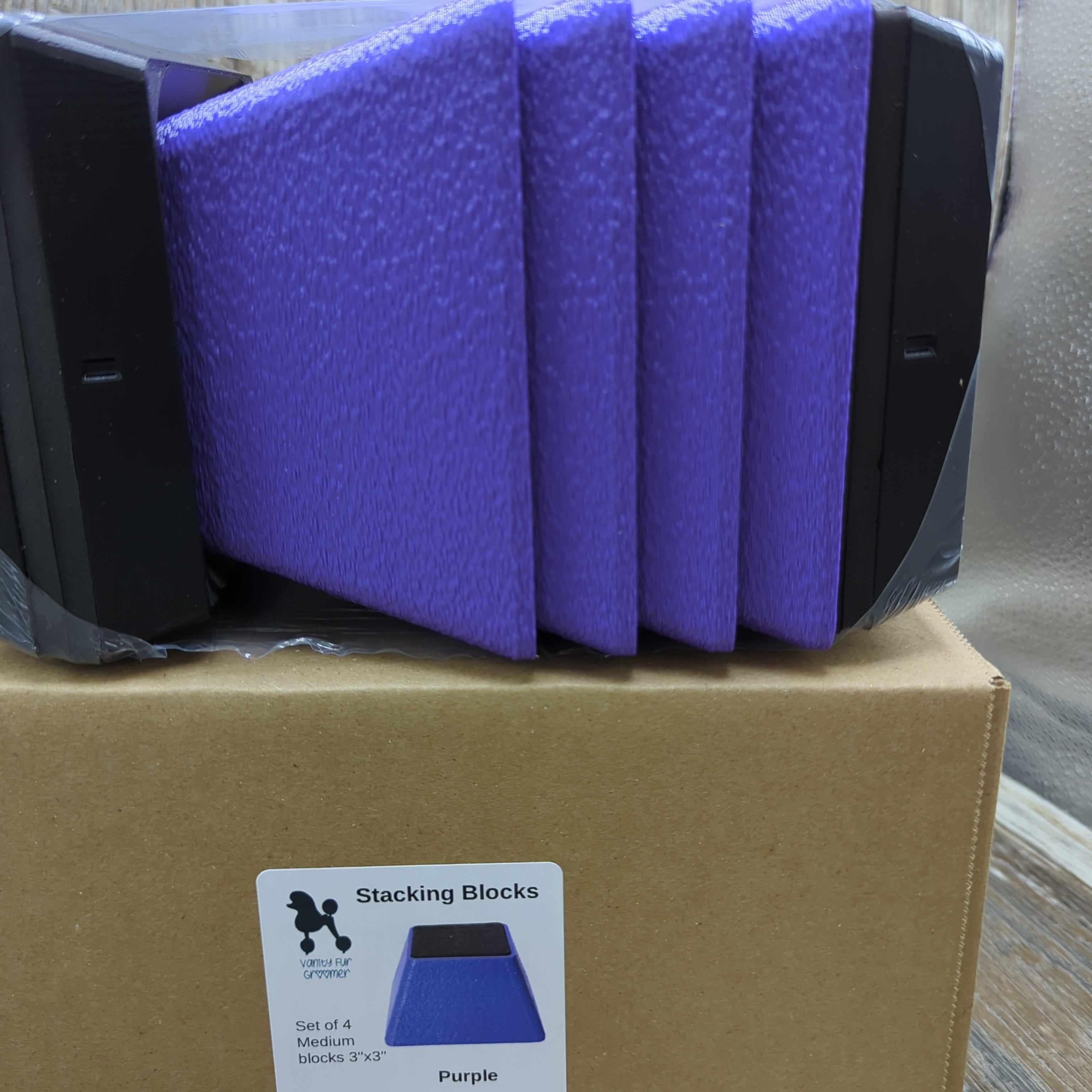 Vanity Fur Stacking Blocks 4pcs