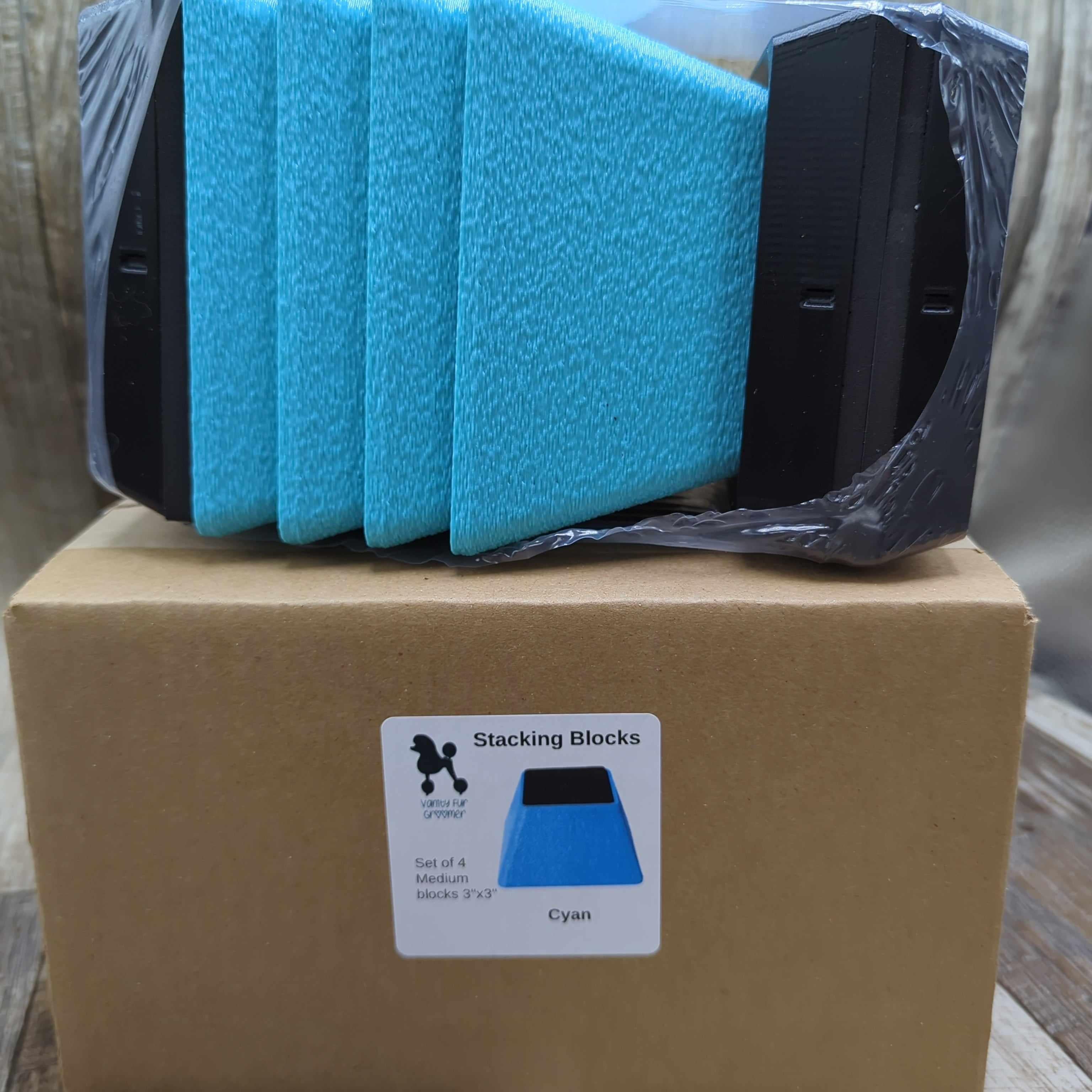 Vanity Fur Stacking Blocks 4pcs