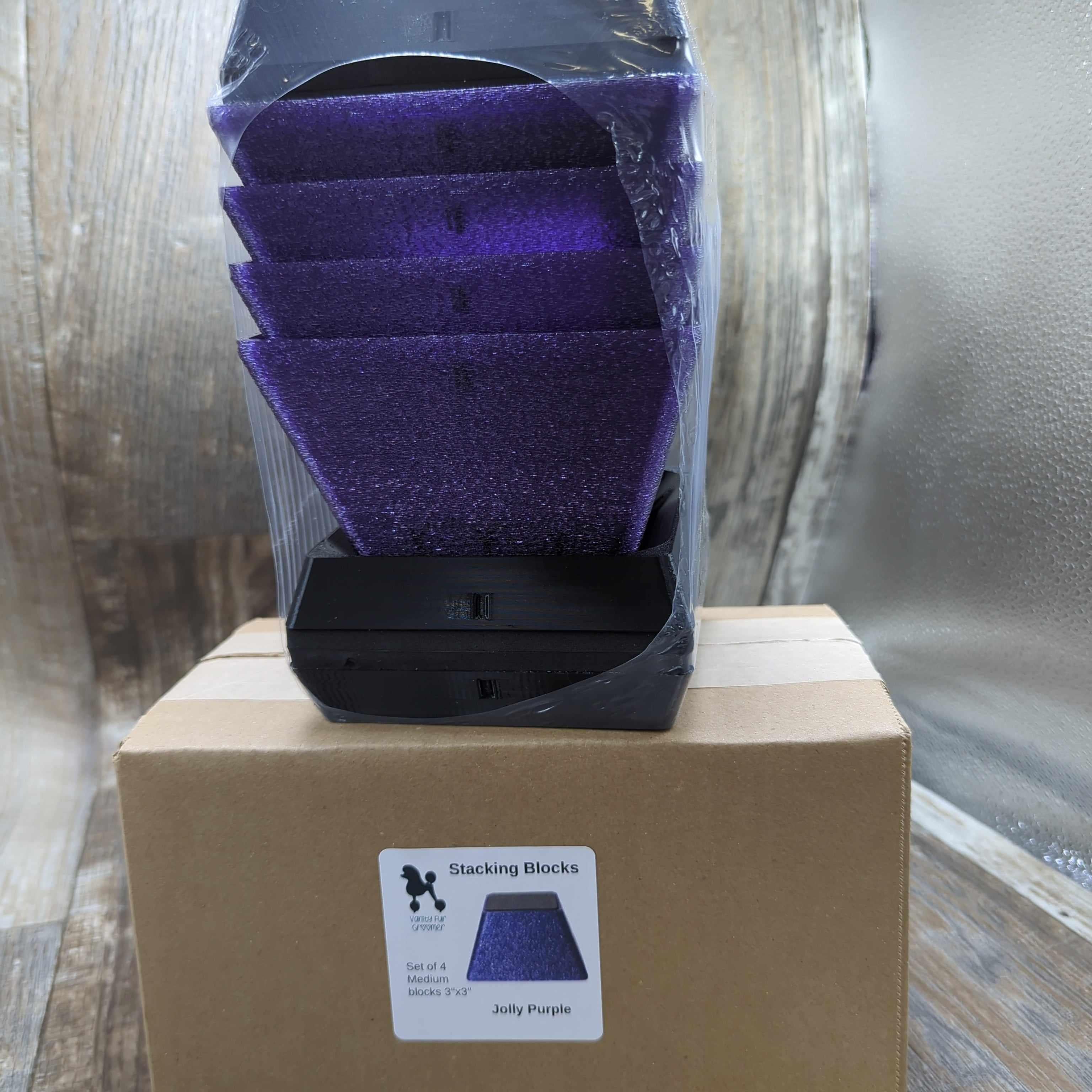 Vanity Fur Stacking Blocks 4pcs