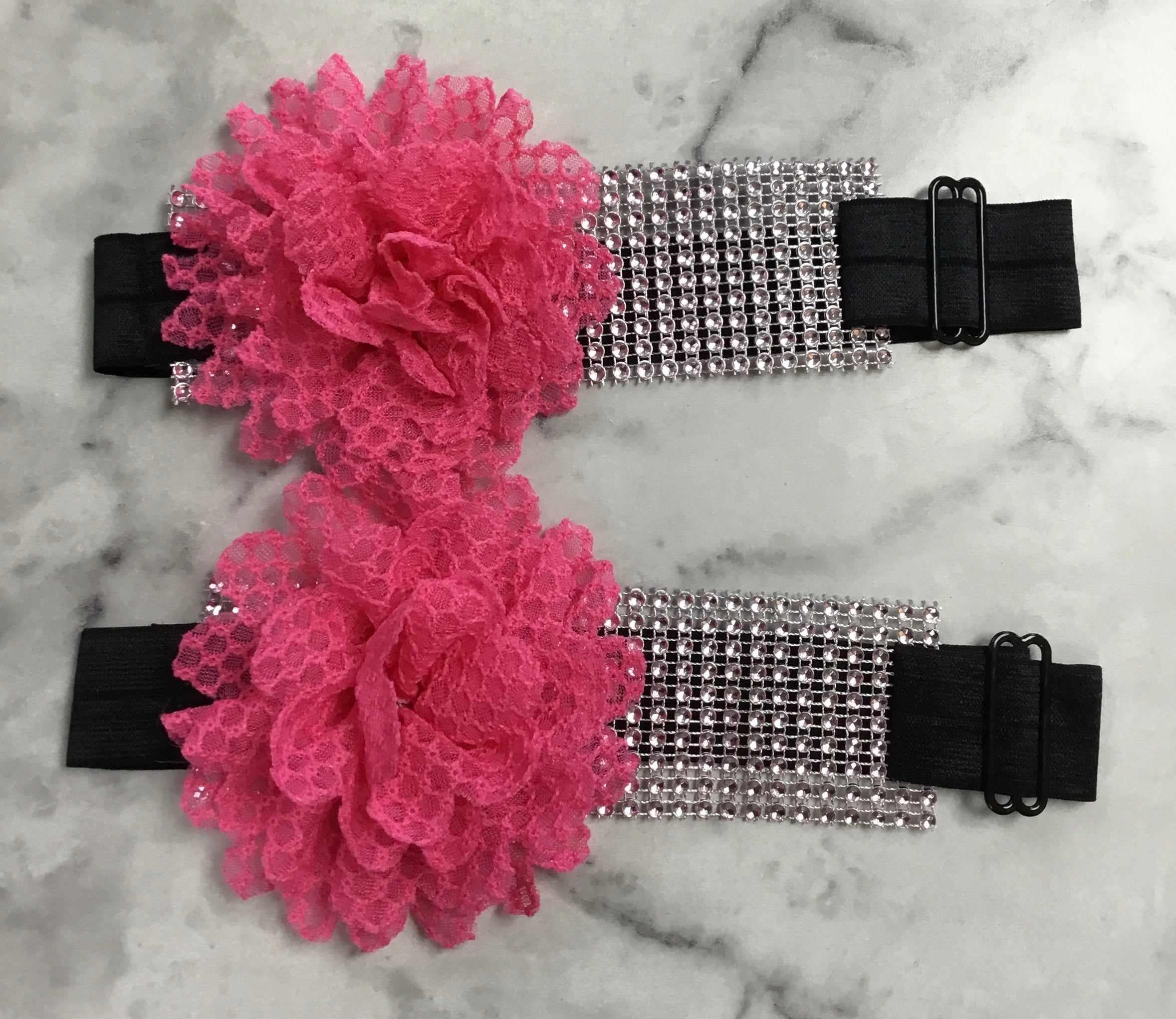 Sparkle Wrap Collars- Lace Flower collection