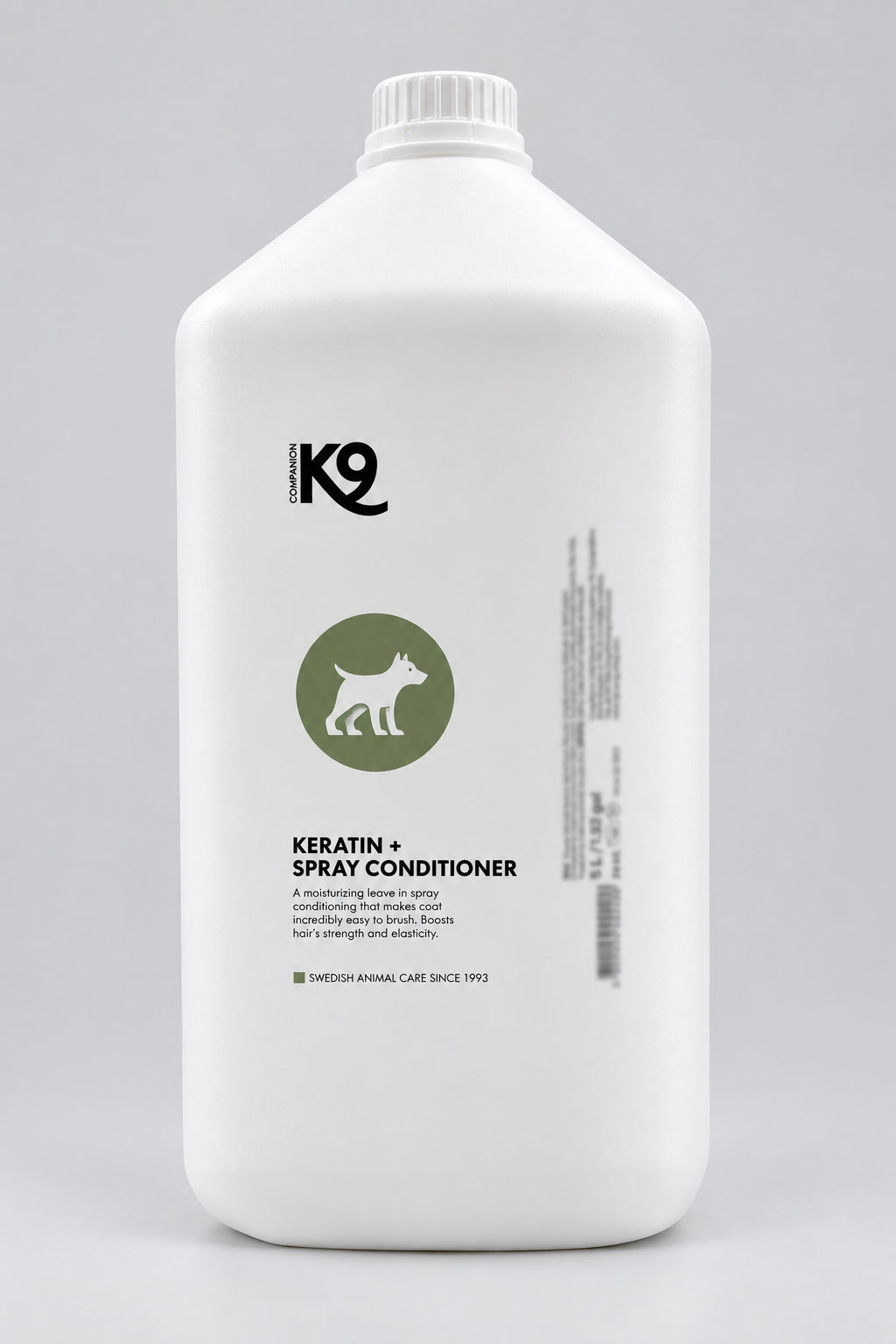 K9 Competition Keratin+ Coat Repair Spray 5.7L / 1.5 gallon