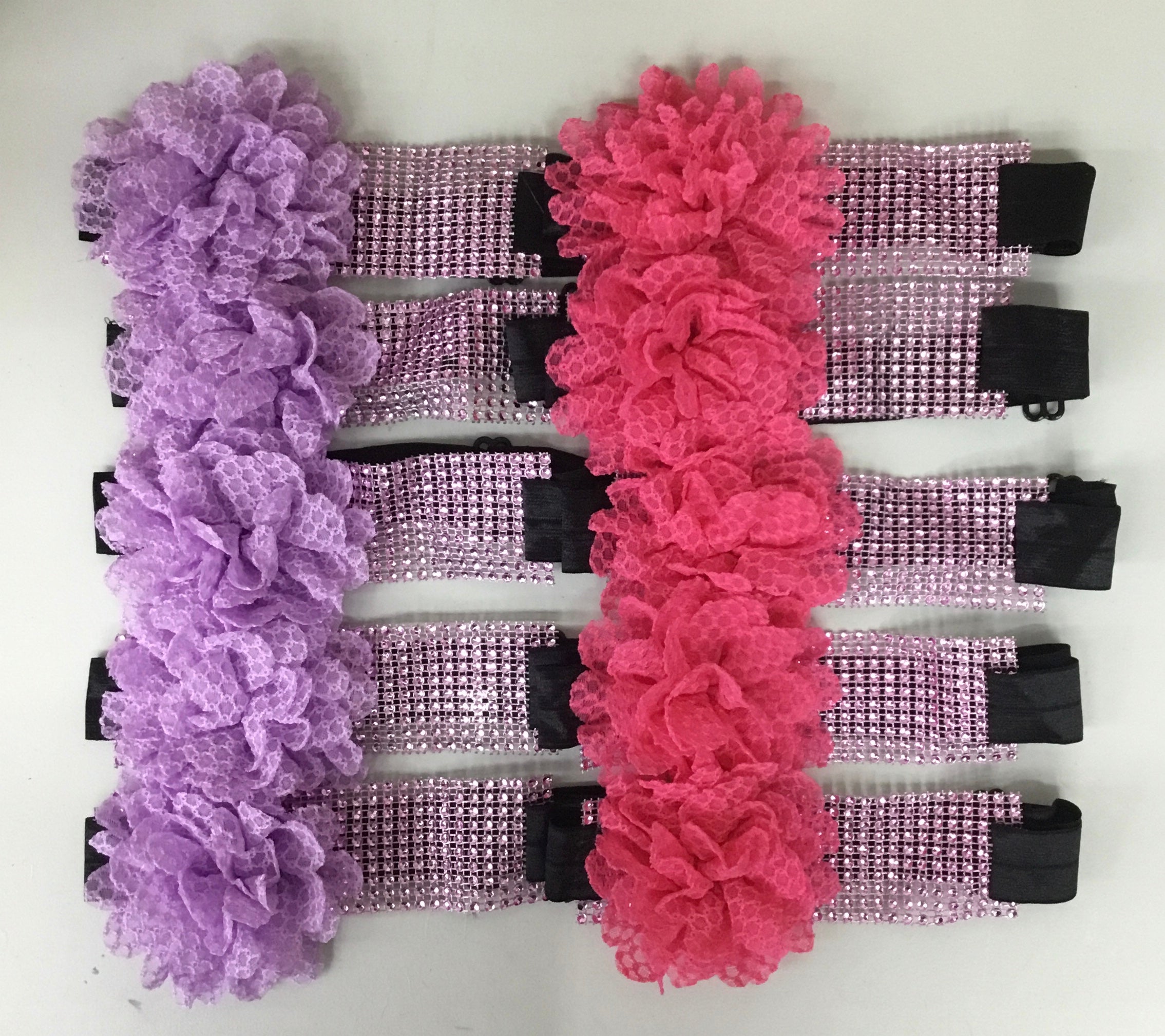 Sparkle Wrap Collars- Lace Flower collection