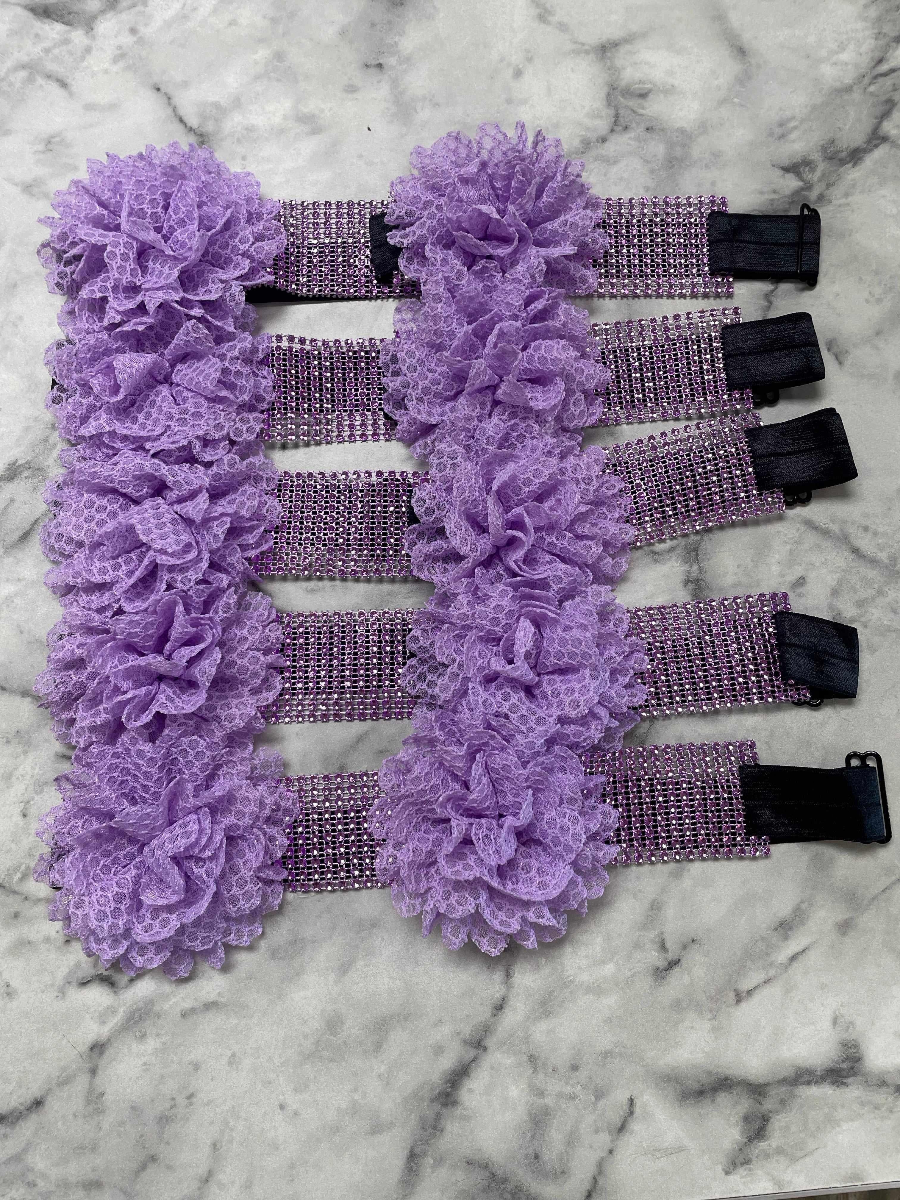 Sparkle Wrap Collars- Lace Flower collection