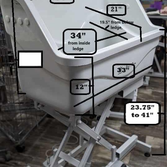 Medium Electric Acrylic Tub