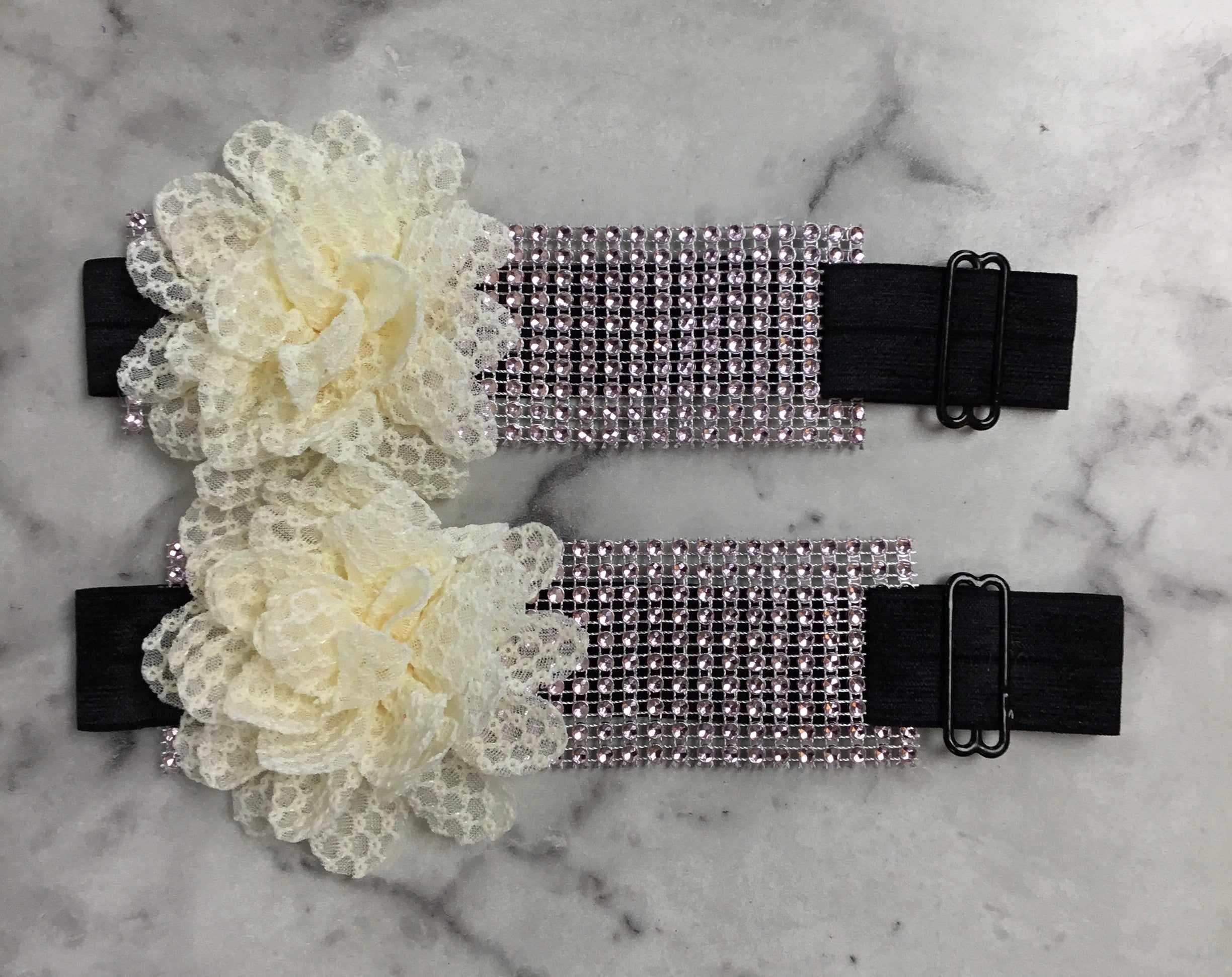 Sparkle Wrap Collars- Lace Flower collection