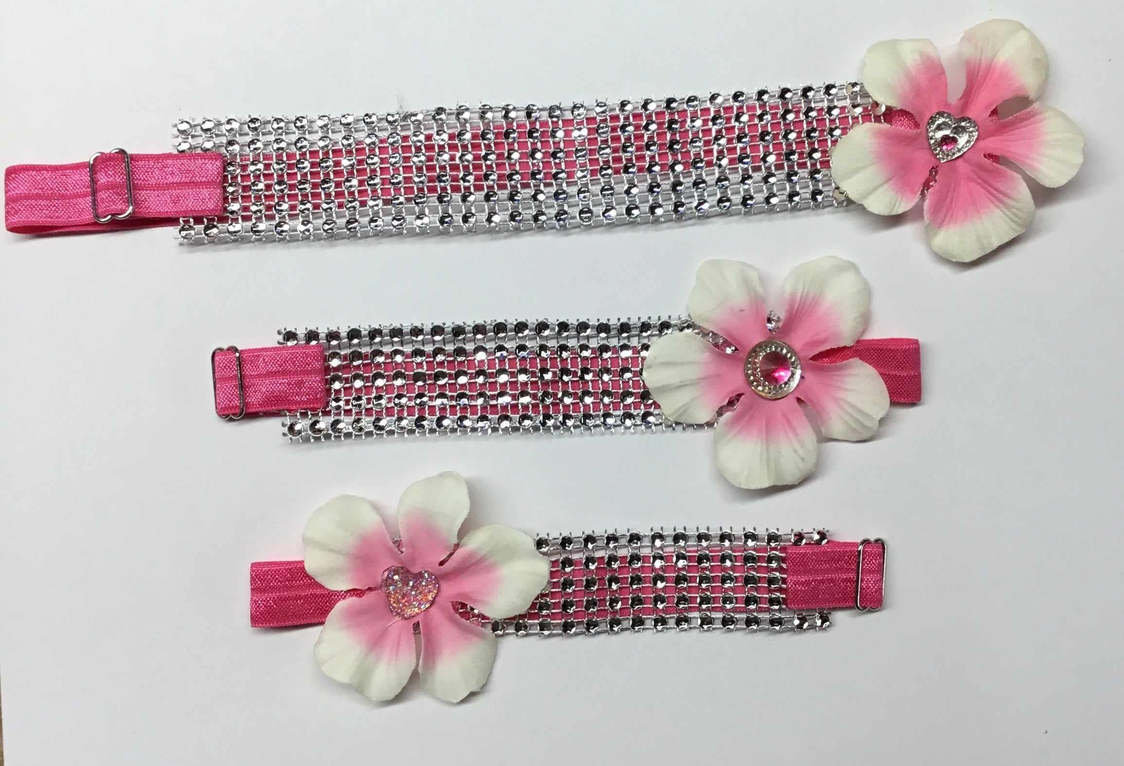 Limited Edition Sparkle wrap collars-Flower Power