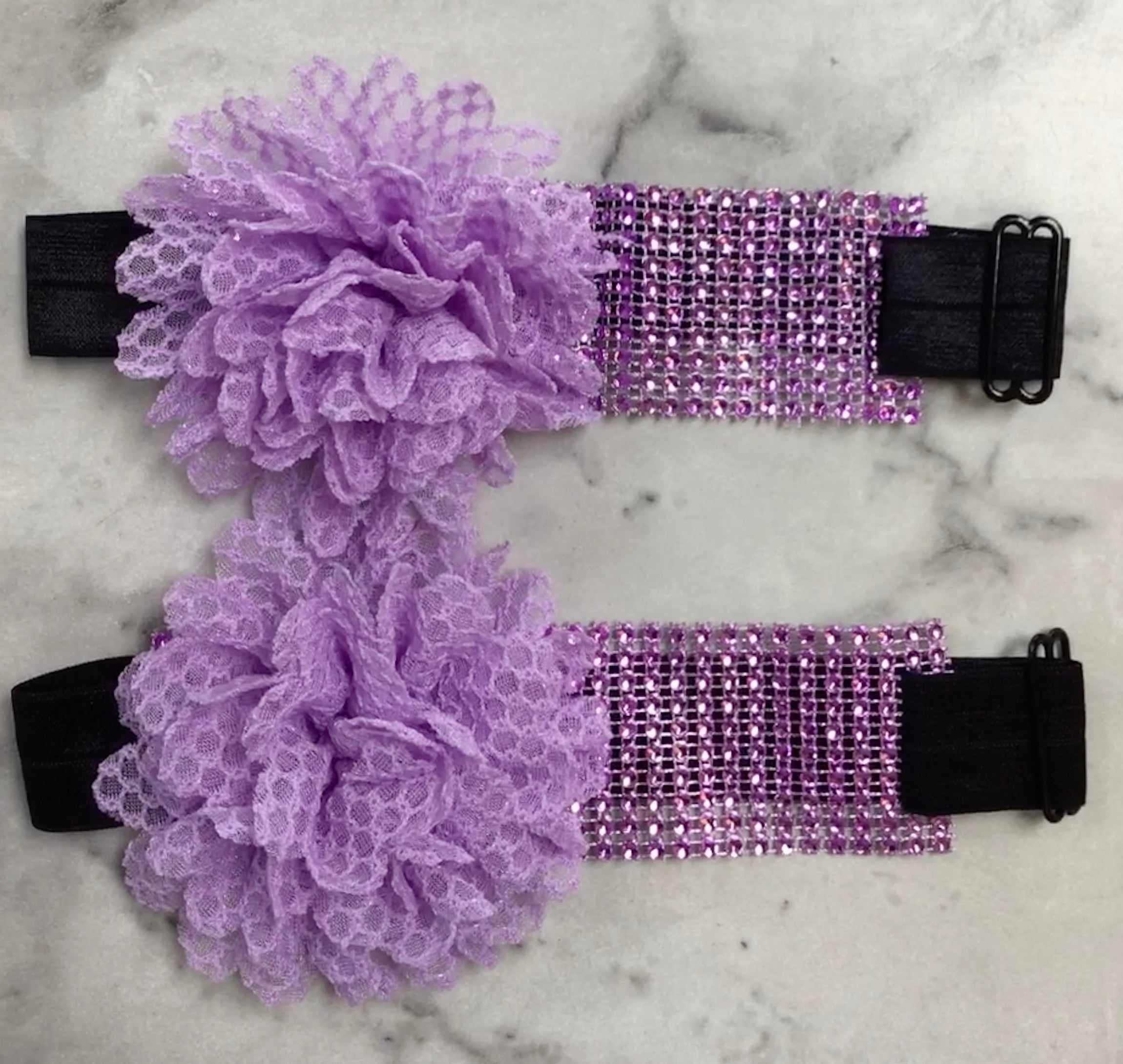 Sparkle Wrap Collars- Lace Flower collection