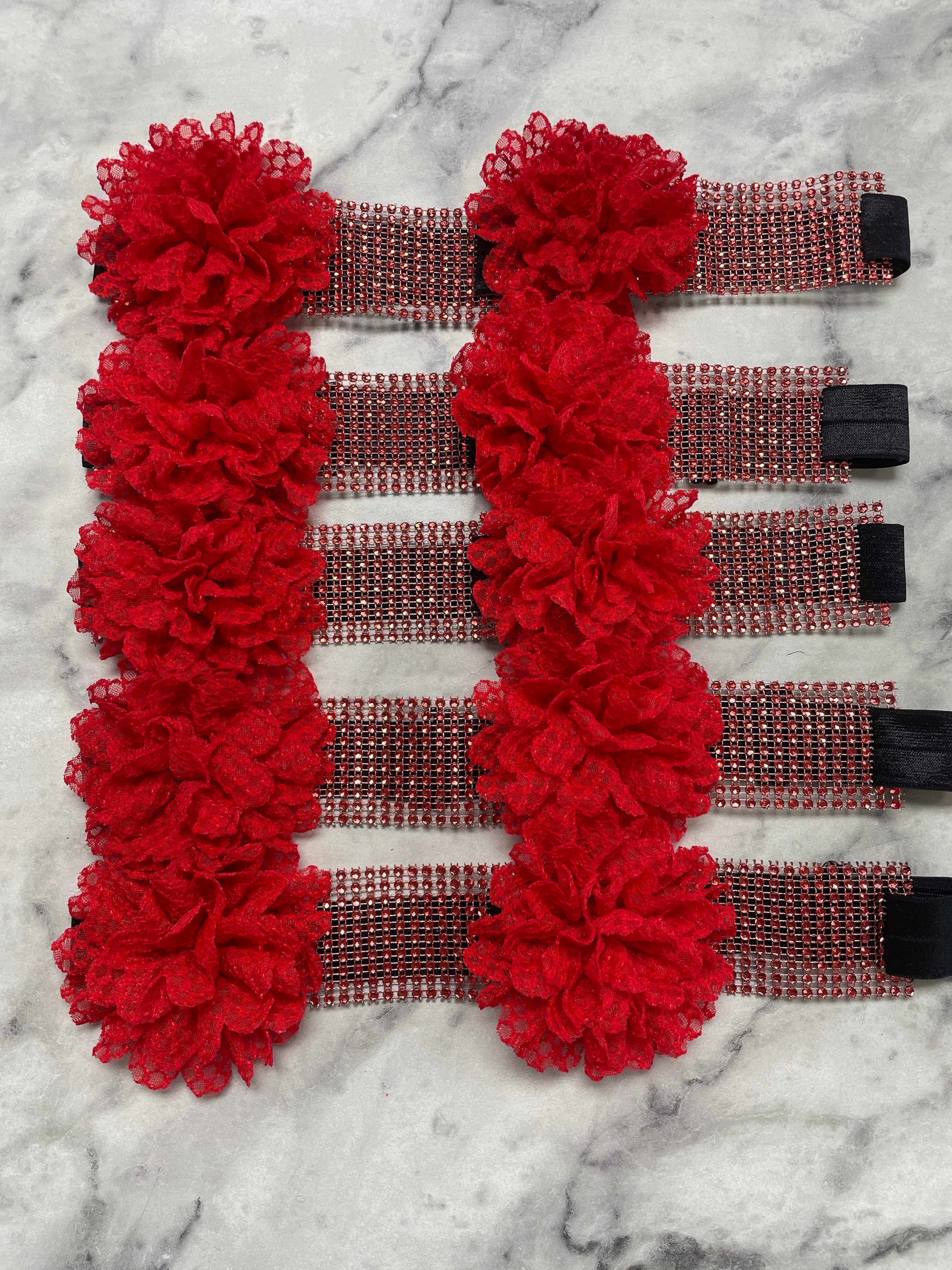 Sparkle Wrap Collars- Lace Flower collection