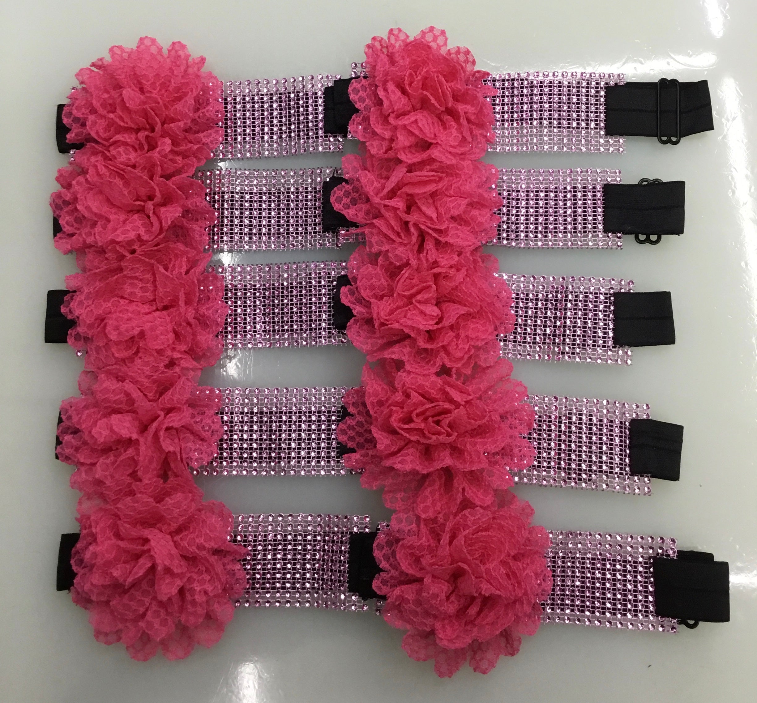 Sparkle Wrap Collars- Lace Flower collection