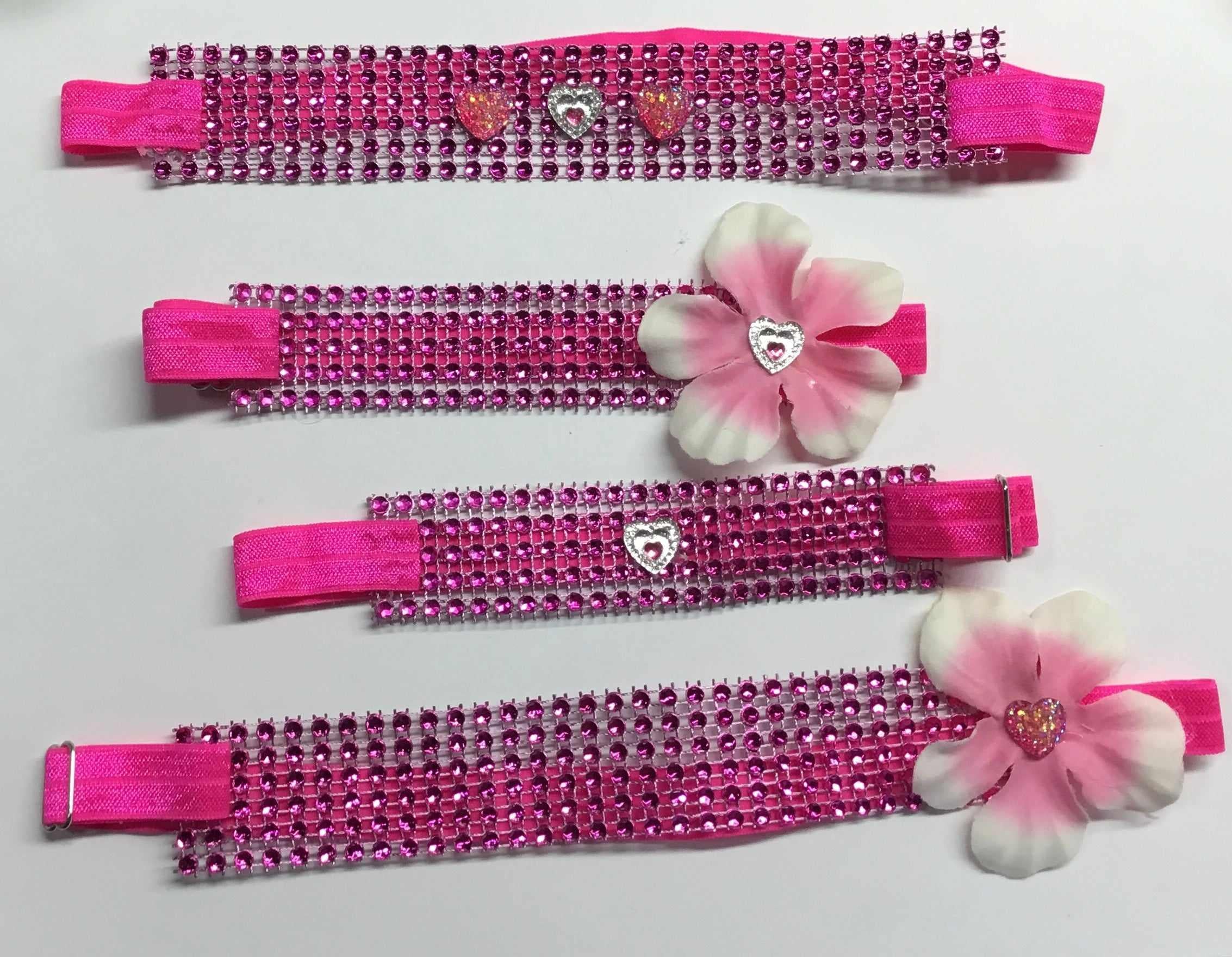 Sparkle Wrap Collars- Flower & Lace mix