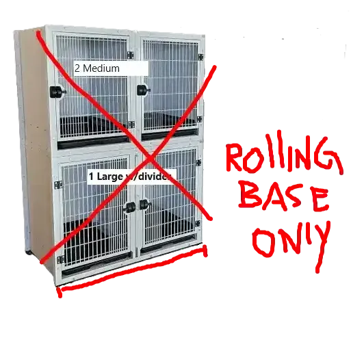 Medium Rolling Base for cages