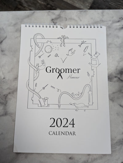 Groomer Humor calendar 2024