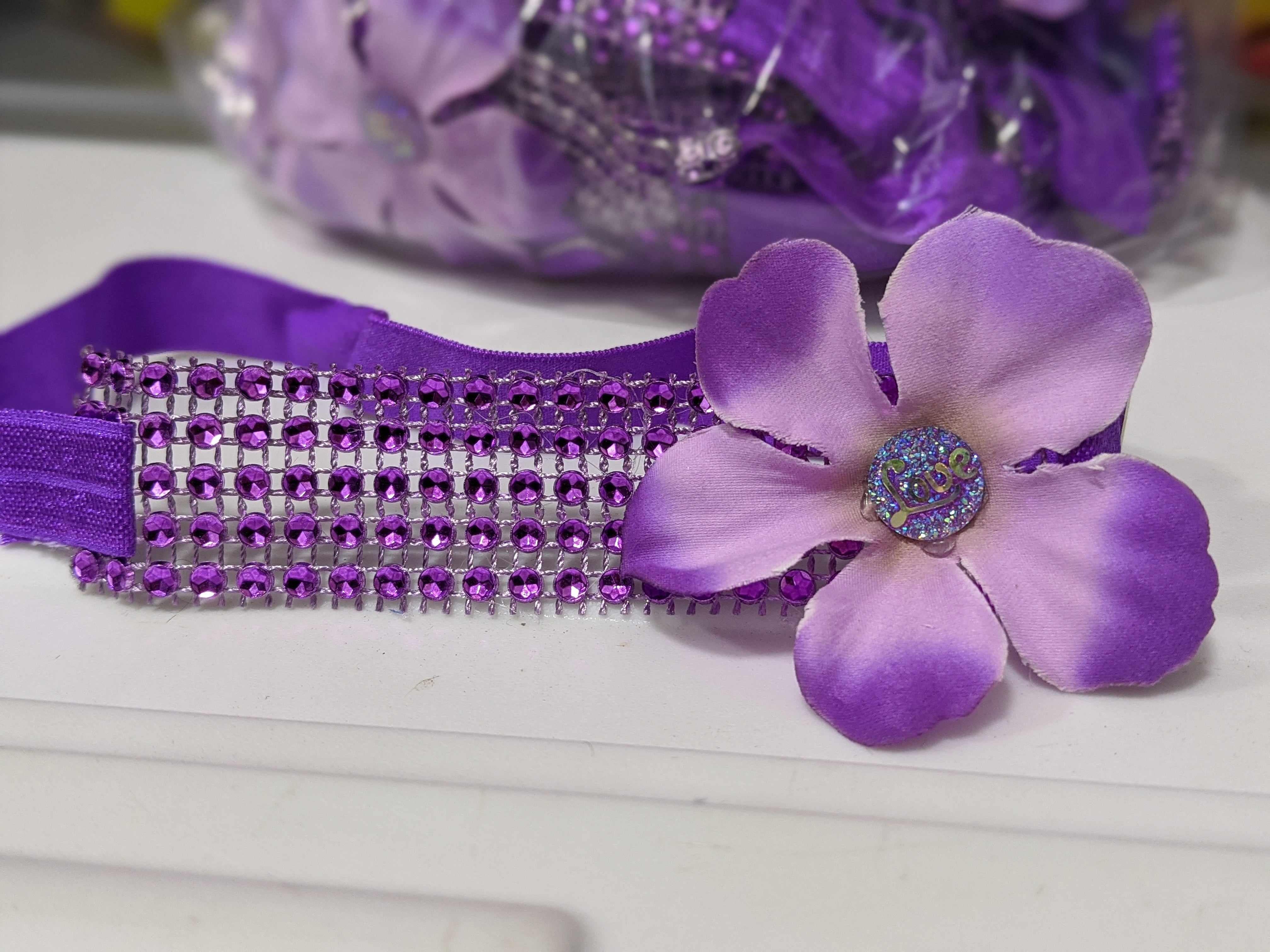 Sparkle Wrap Collars- Flower Power collection