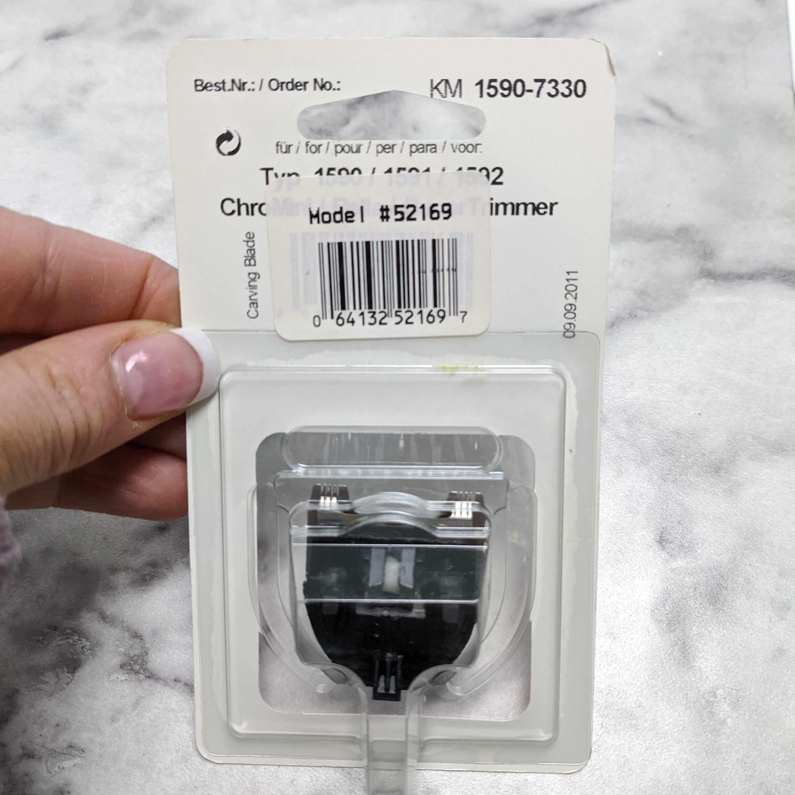 Wahl Chro-mini/ Bella/ Super Trimmer CARVING blade