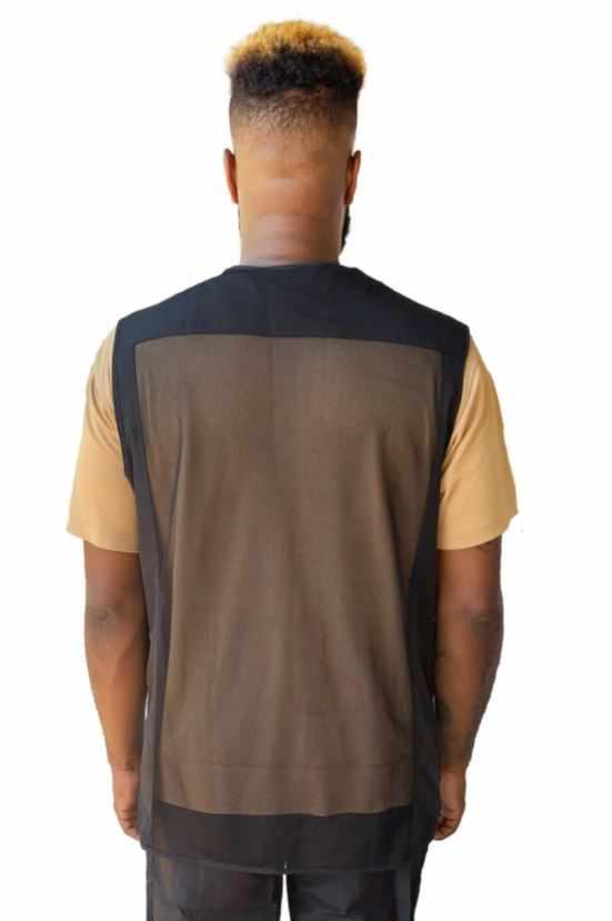 Ladybird Mens Black V neck Waterproof Vest