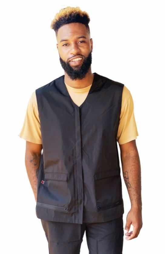 Ladybird Mens Black V neck Waterproof Vest