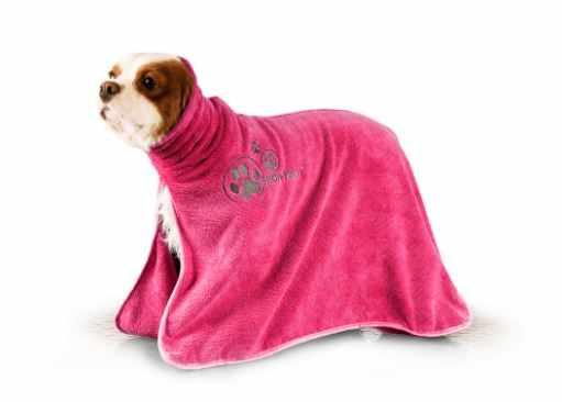 Show Tech Dry Dude Bathrobe-Hot Pink