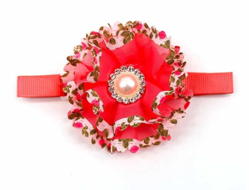 Ruffles & Bling Flower Collars