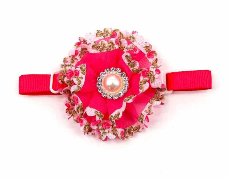 Ruffles & Bling Flower Collars