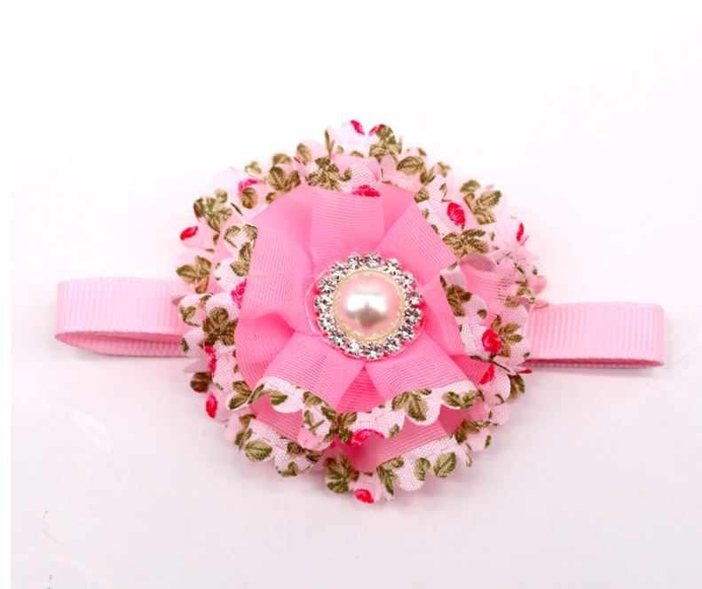 Ruffles & Bling Flower Collars