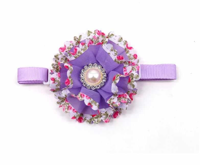 Ruffles & Bling Flower Collars