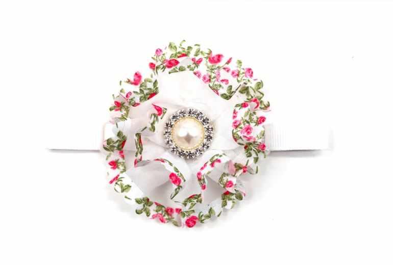 Ruffles & Bling Flower Collars