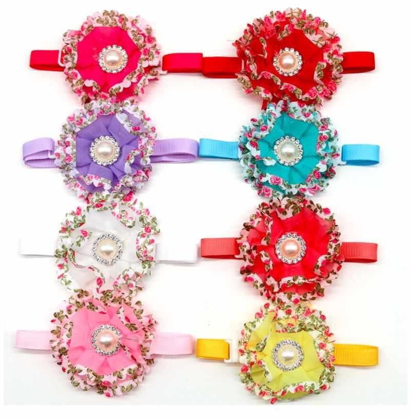 Ruffles & Bling Flower Collars