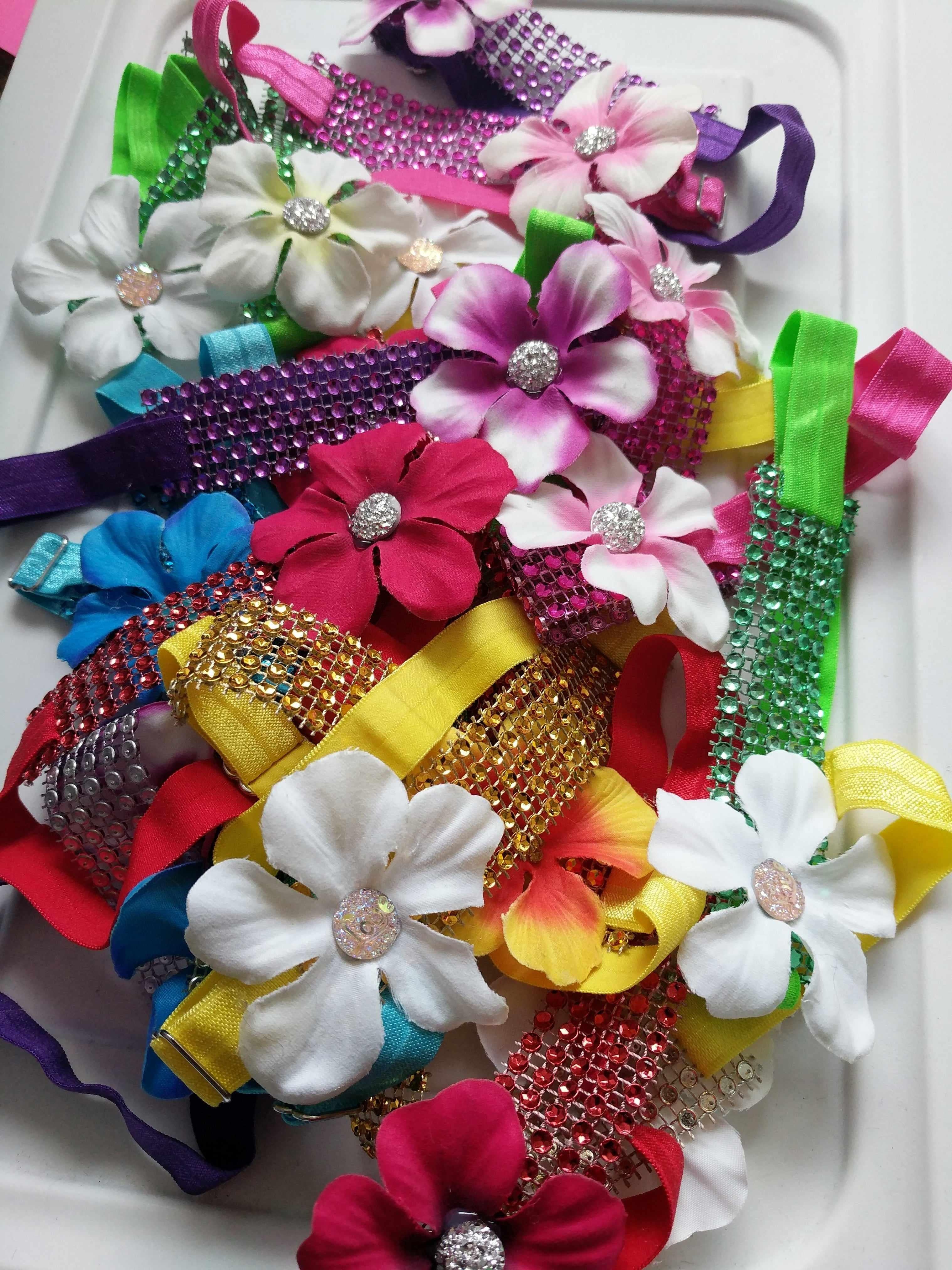 Sparkle Wrap Collars- Flower Power collection