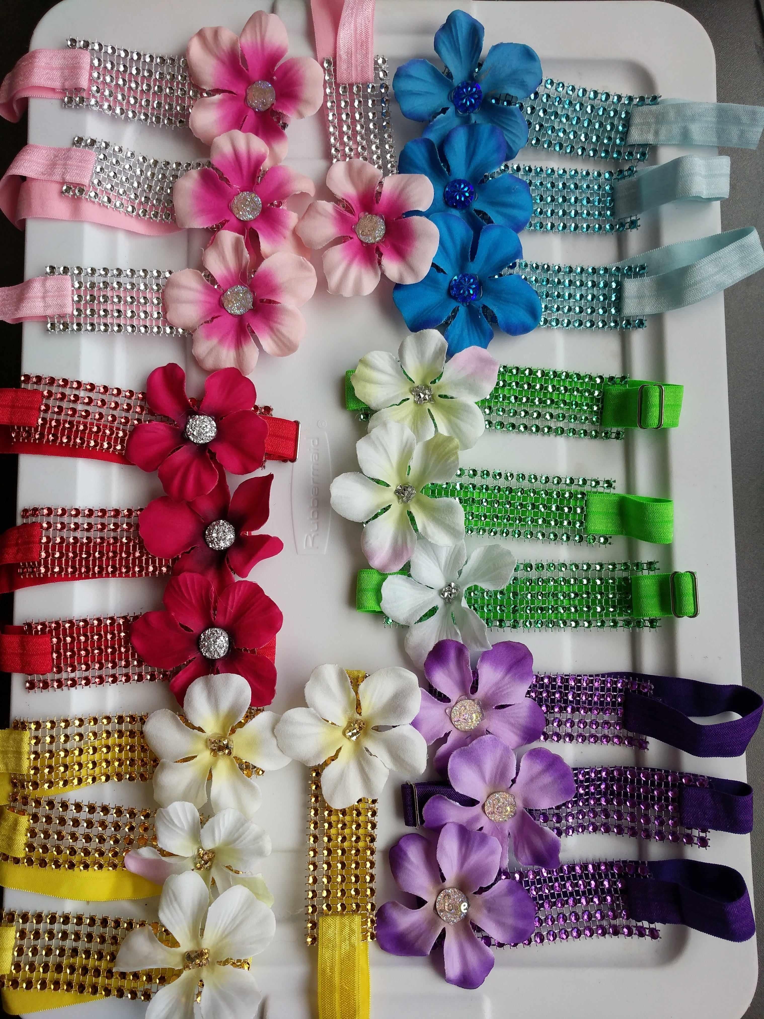 Sparkle Wrap Collars- Flower Power collection