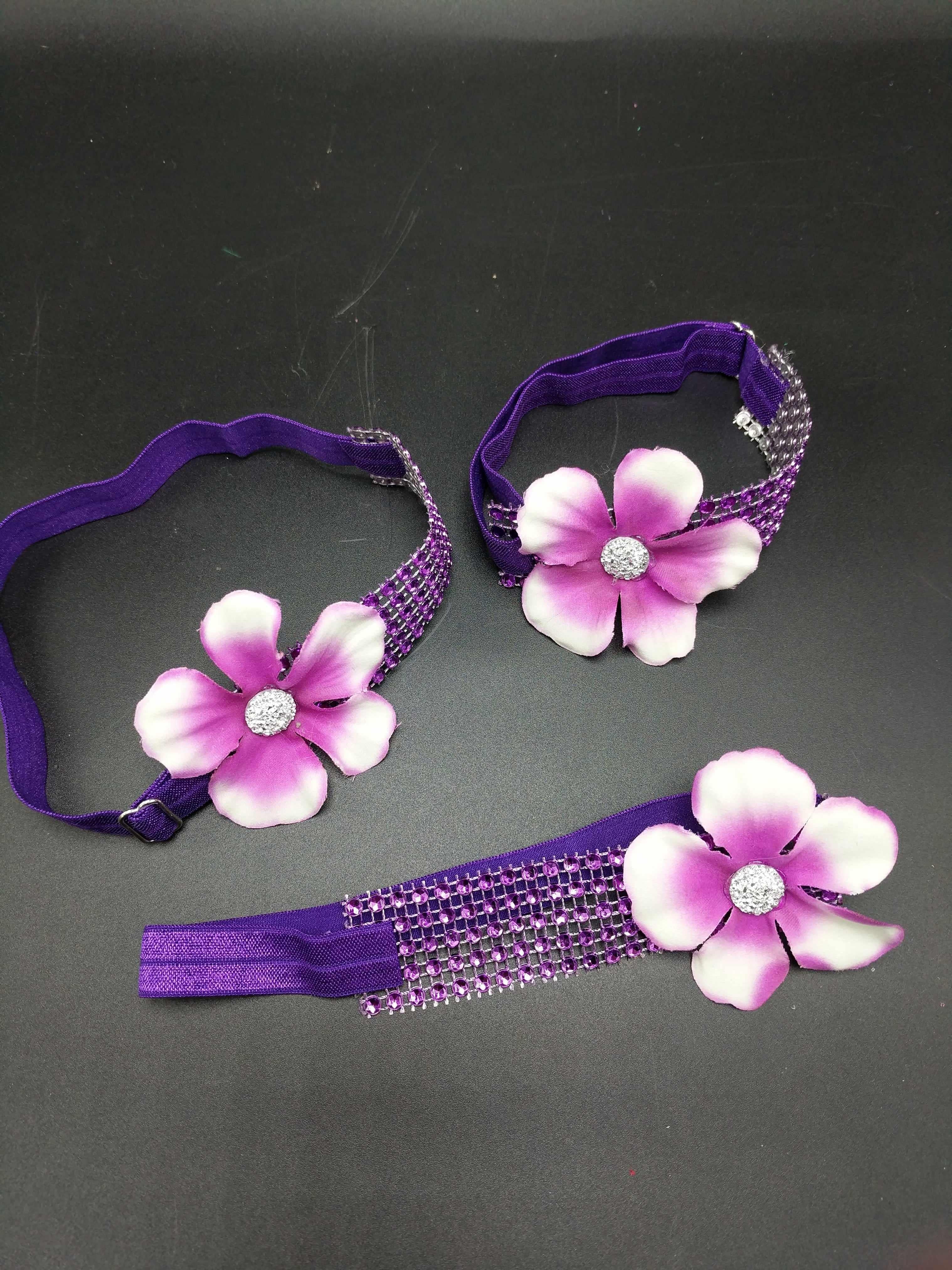 Sparkle Wrap Collars- Flower Power collection