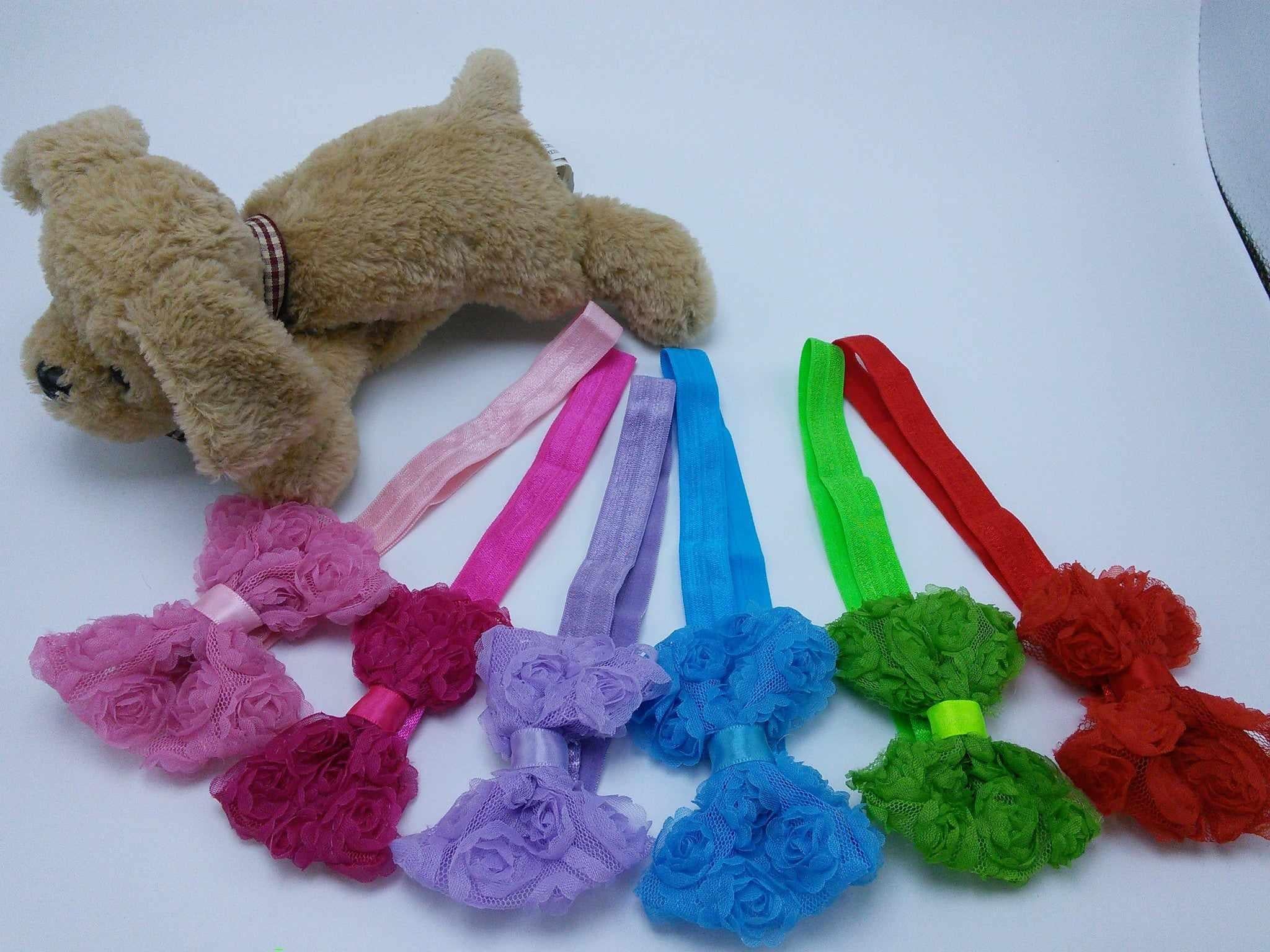 Swirly Flower Bow Neck Decoration