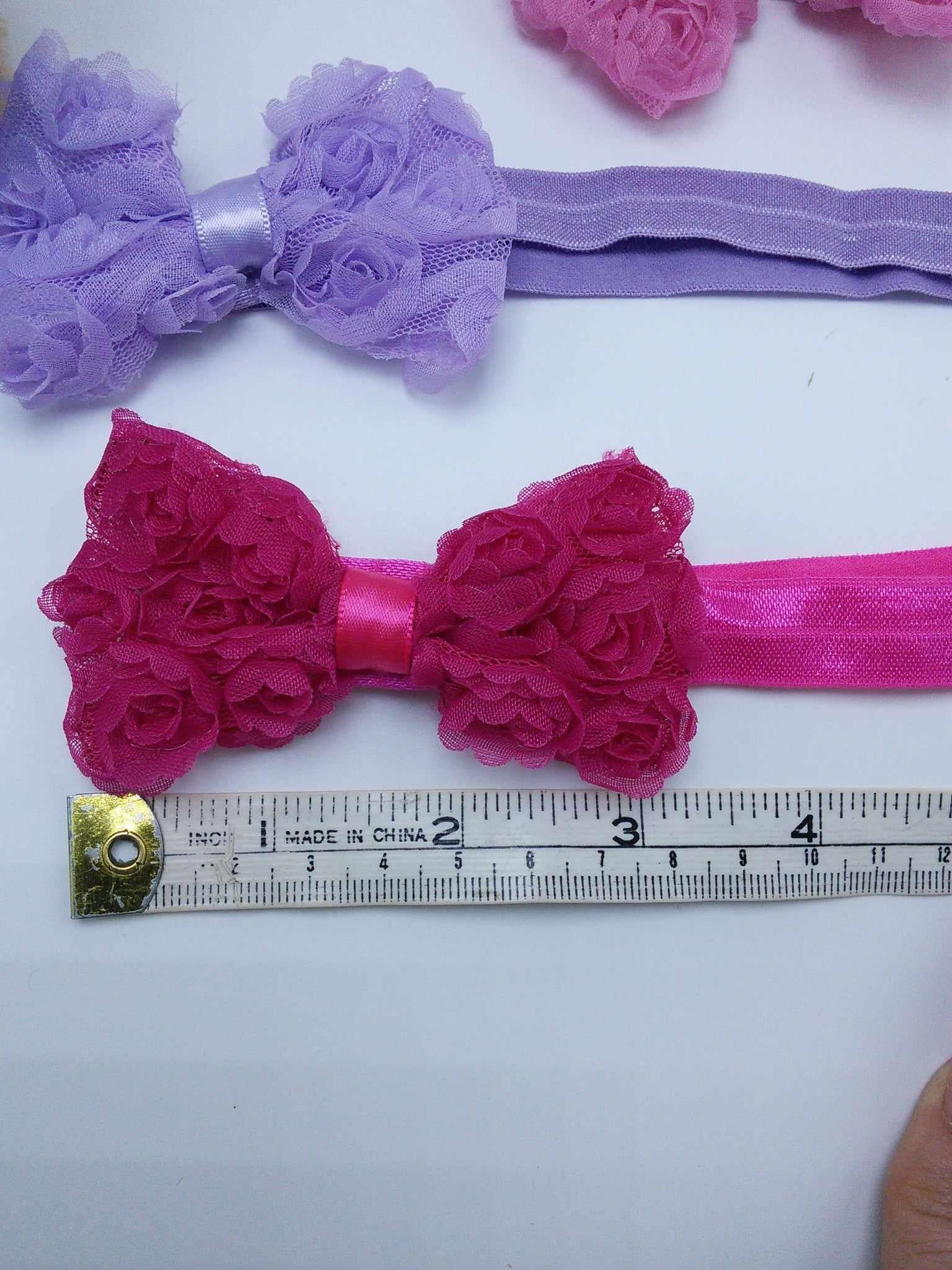 Swirly Flower Bow Neck Decoration