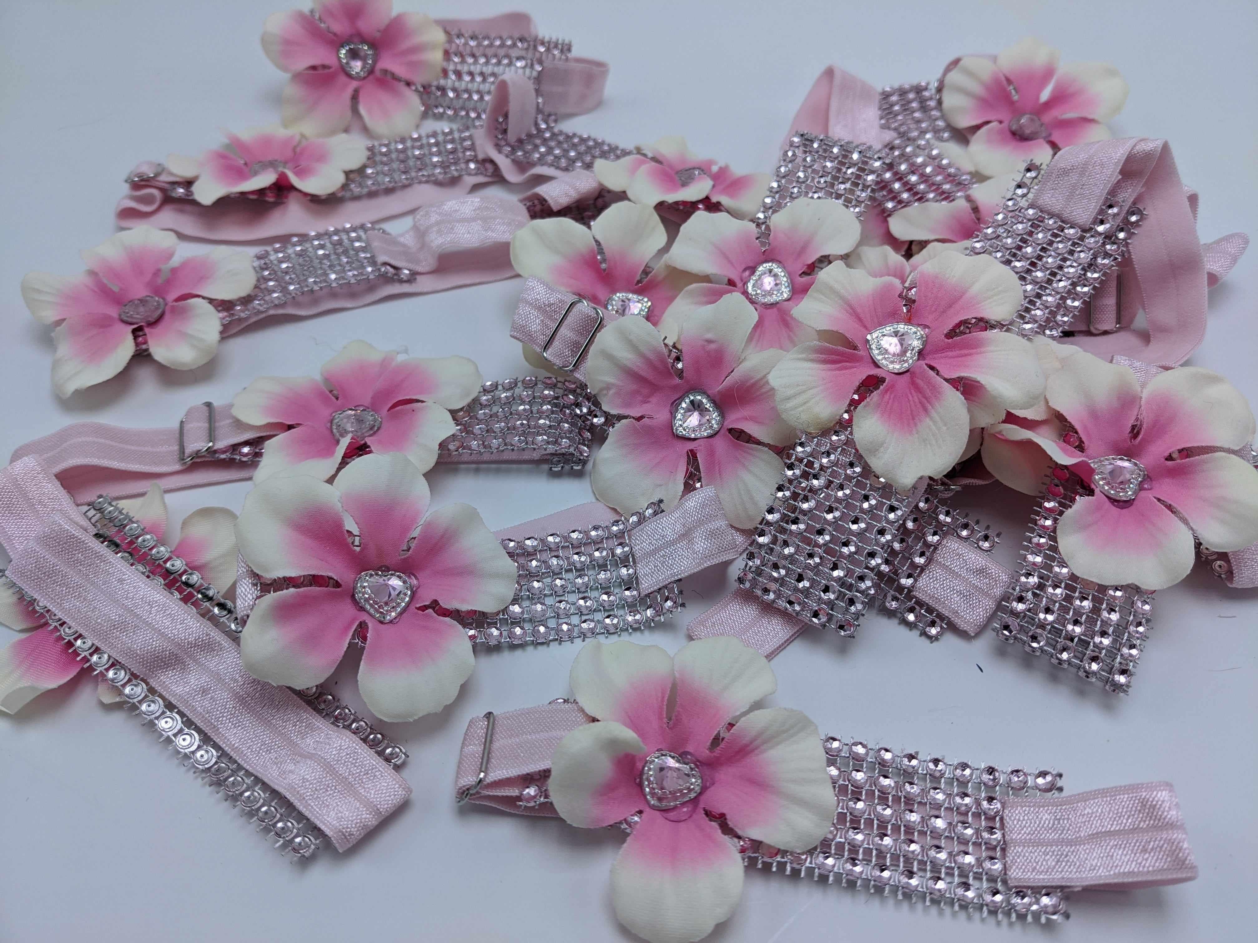 Sparkle Wrap Collars- Flower Power collection