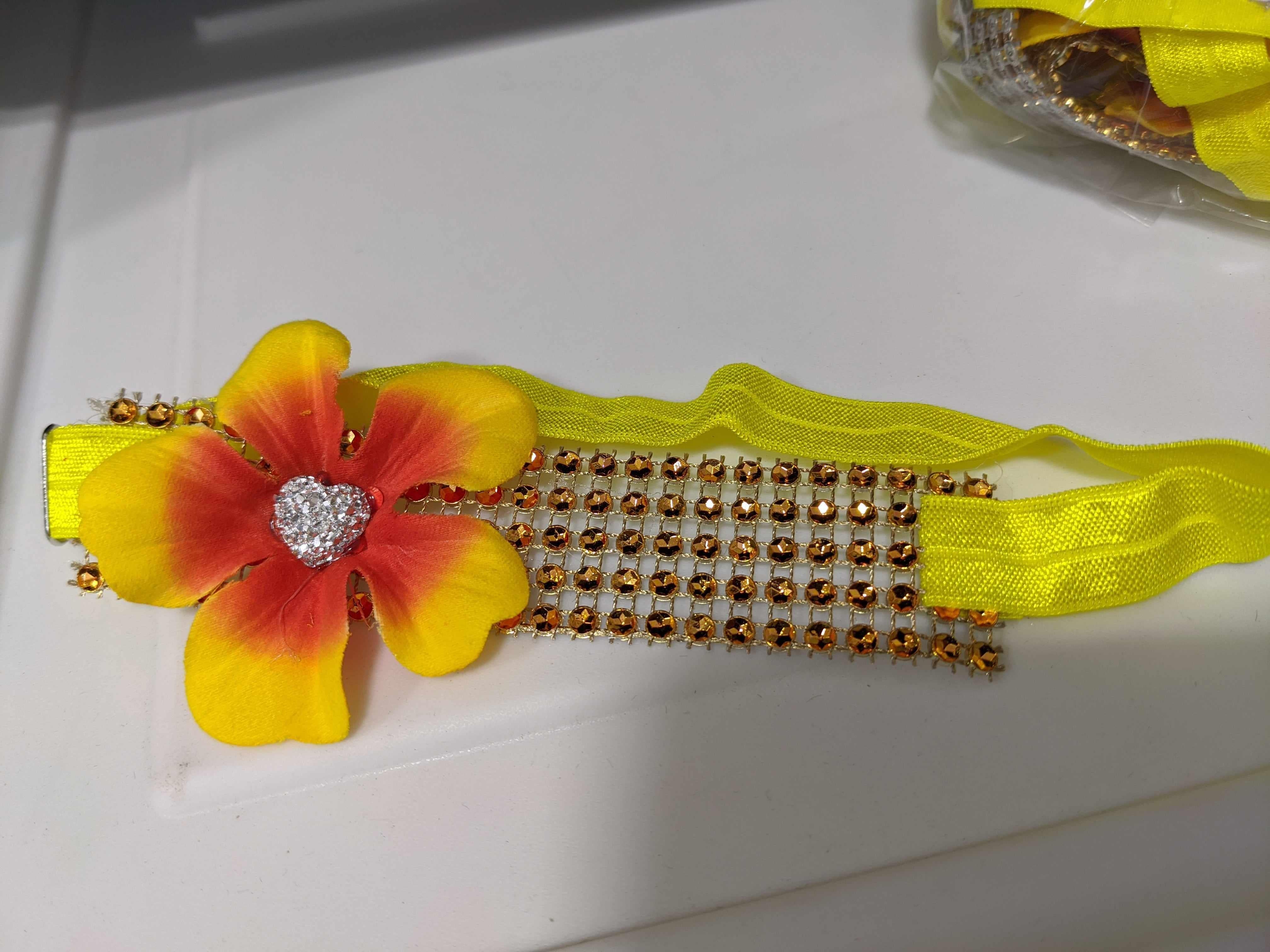 Sparkle Wrap Collars- Flower Power collection