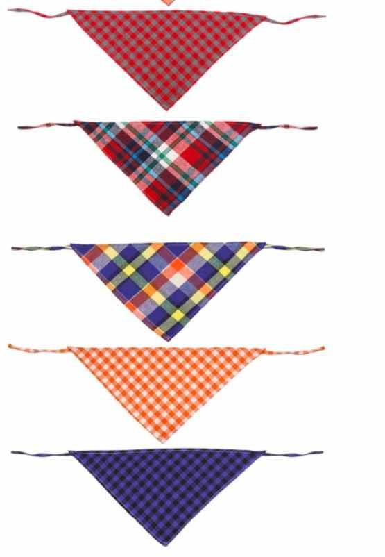 Fuzzy Plaid Bandanas