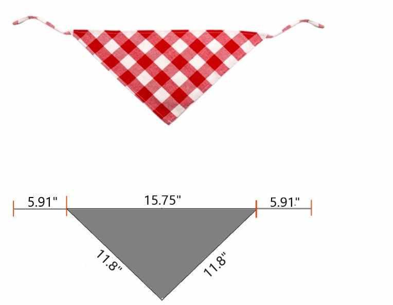 Fuzzy Plaid Bandanas