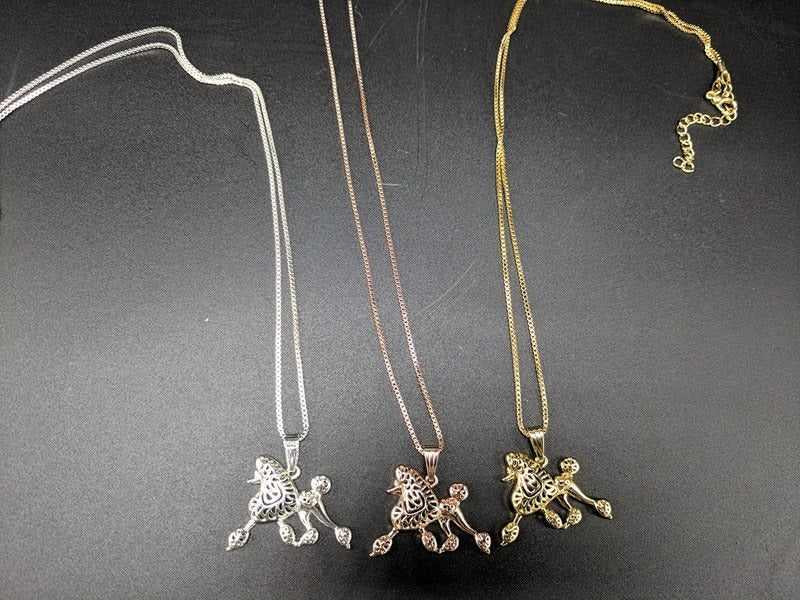 Poodle Continental necklace