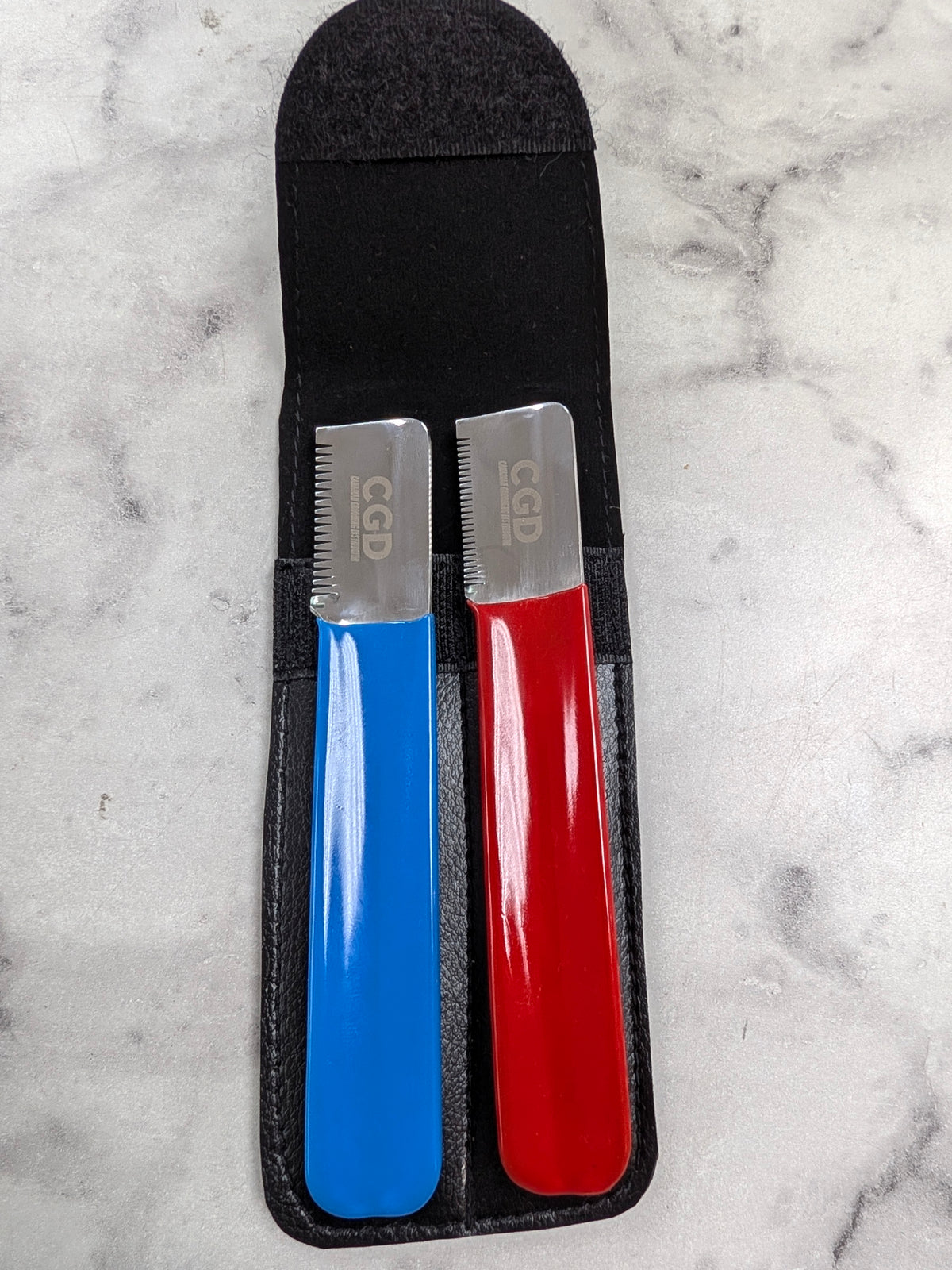 CGD Red/Blue Stripping knives 2pc set