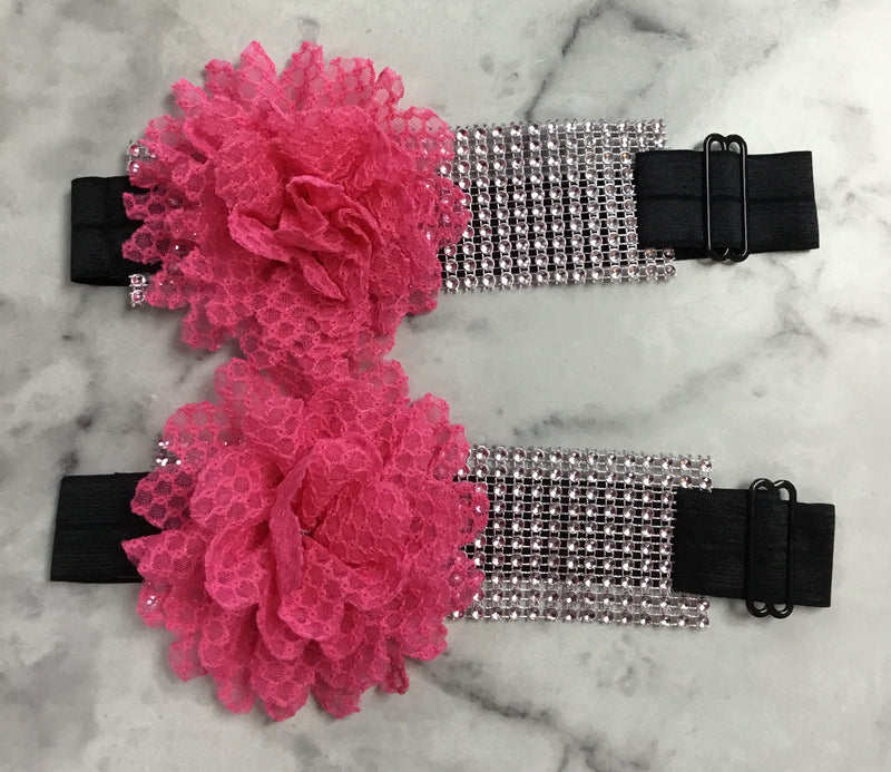 Colliers Sparkle Wrap - Collection de fleurs en dentelle