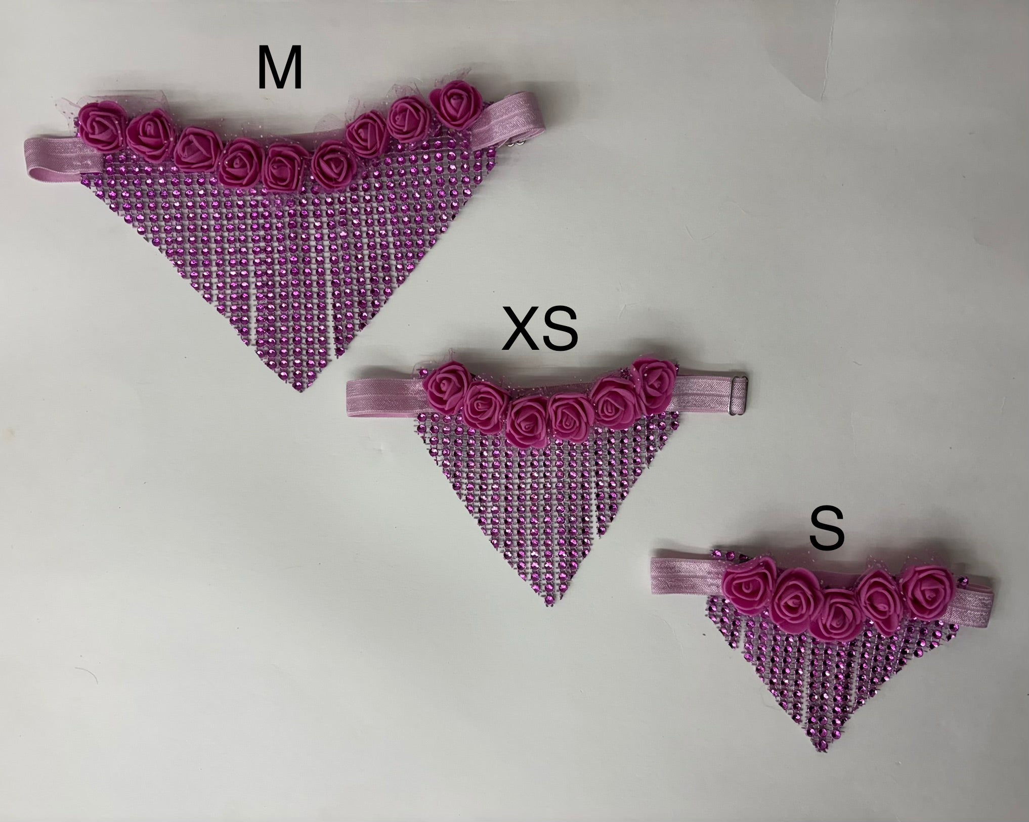 Sparkle Wrap Chandelier Rose Collars