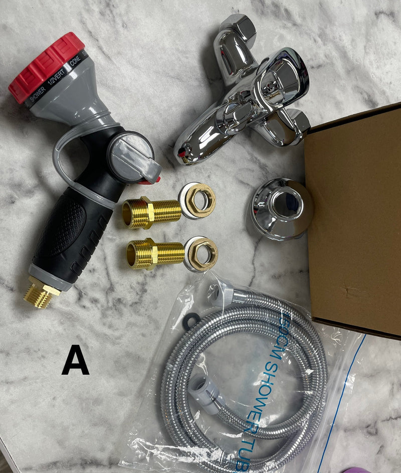 Faucet KIT for Acrylic tubs and Classic Stainless tubs