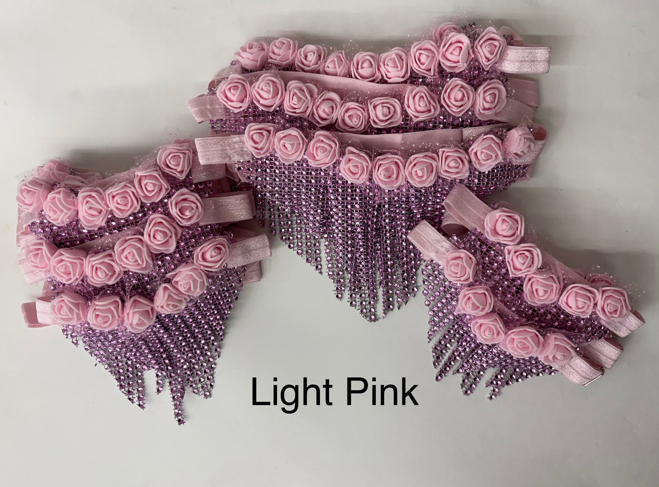 Sparkle Wrap Chandelier Rose Collars