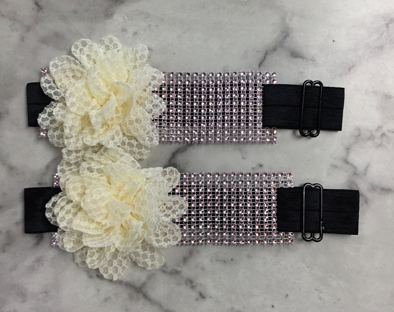 Colliers Sparkle Wrap - Collection de fleurs en dentelle