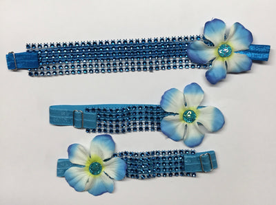 Limited Edition Sparkle wrap collars-Flower Power