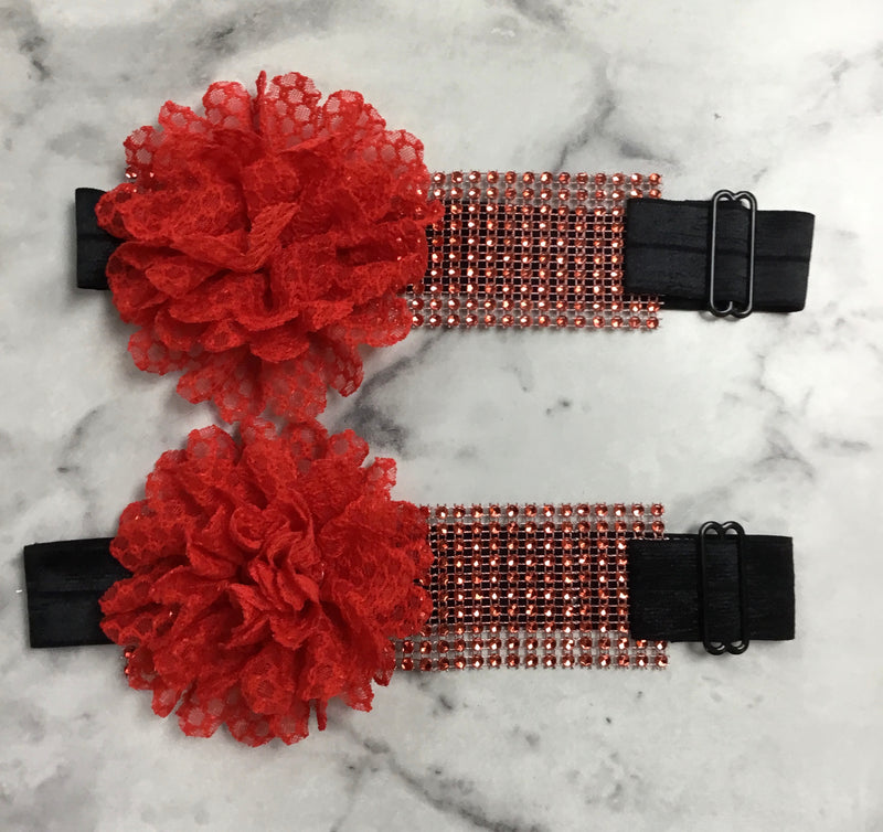 Colliers Sparkle Wrap - Collection de fleurs en dentelle