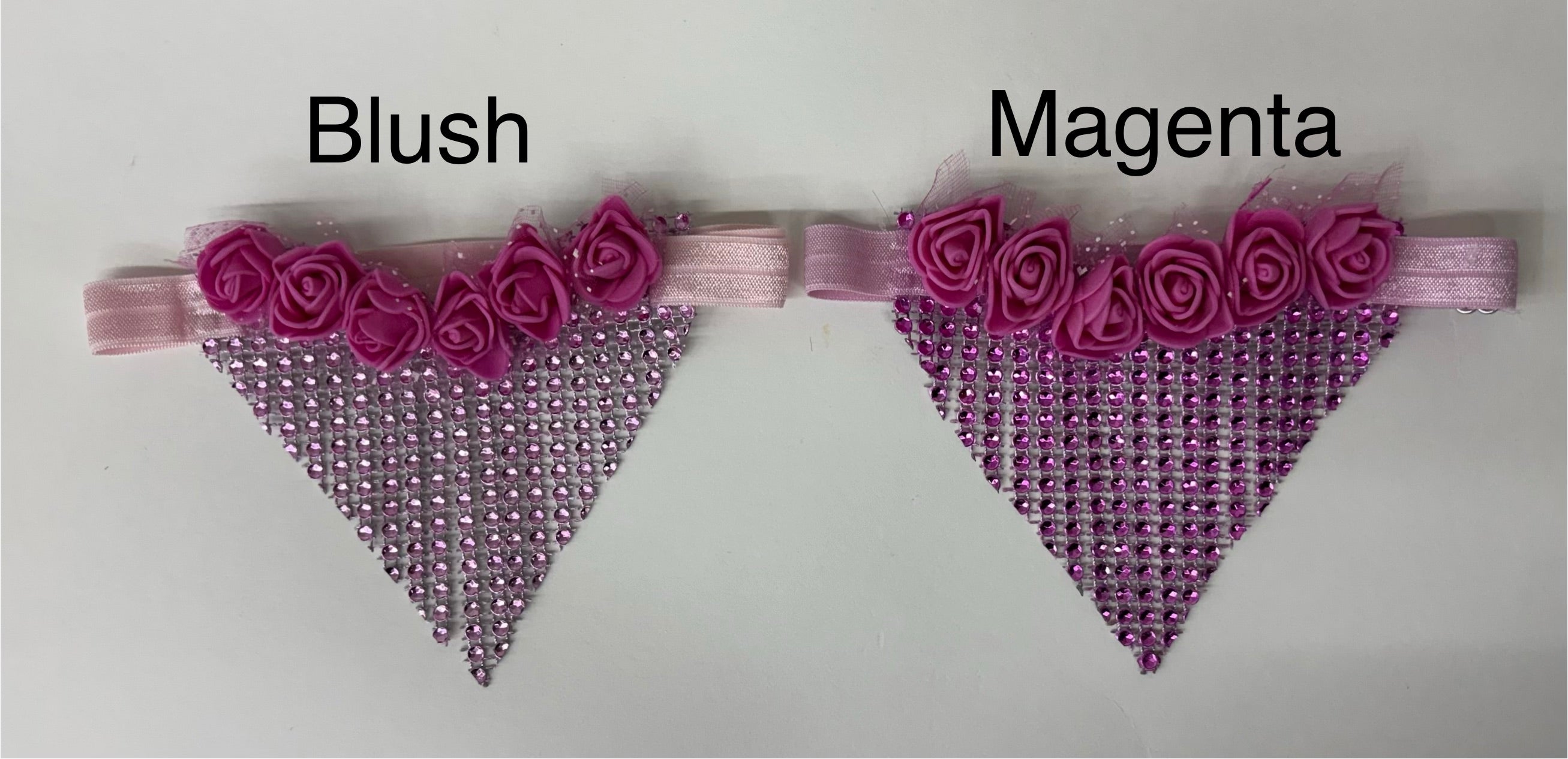 Sparkle Wrap Chandelier Rose Collars