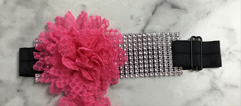 Sparkle Wrap Collars- Lace Flower collection