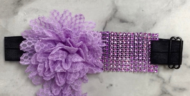 Sparkle Wrap Collars- Lace Flower collection