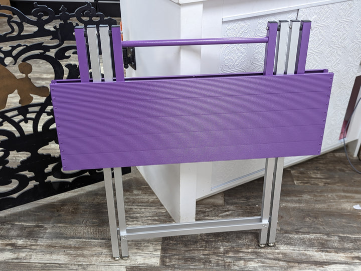 Purple grooming table deals